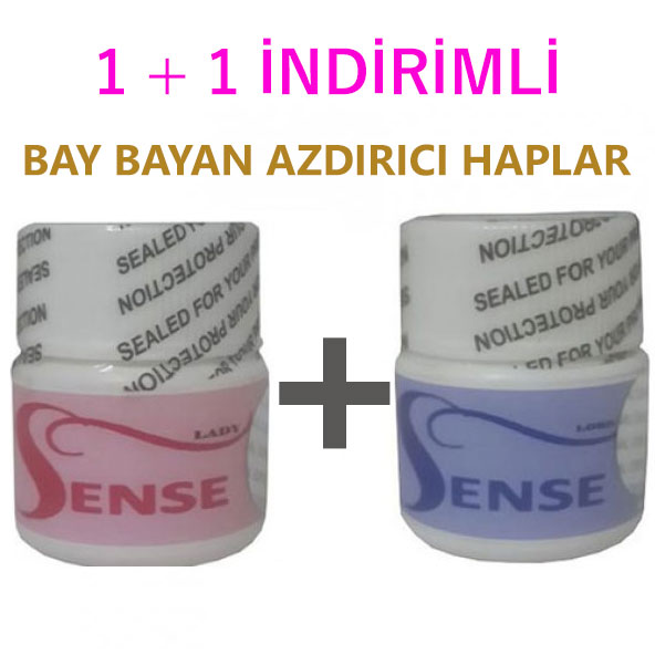 2 Kutu Sense Kadın ve Erkek Azdırıcı Hap Seti